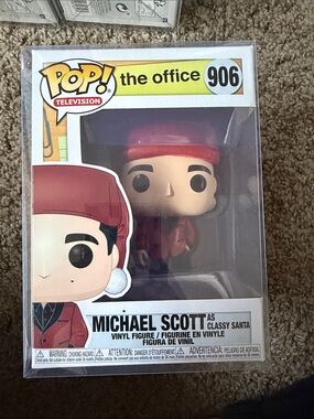 Funko Michael Scott Classy Santa Vinyl Figure - Red